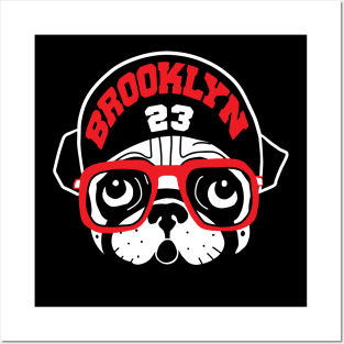 Brooklyn Pug 23 Posters and Art